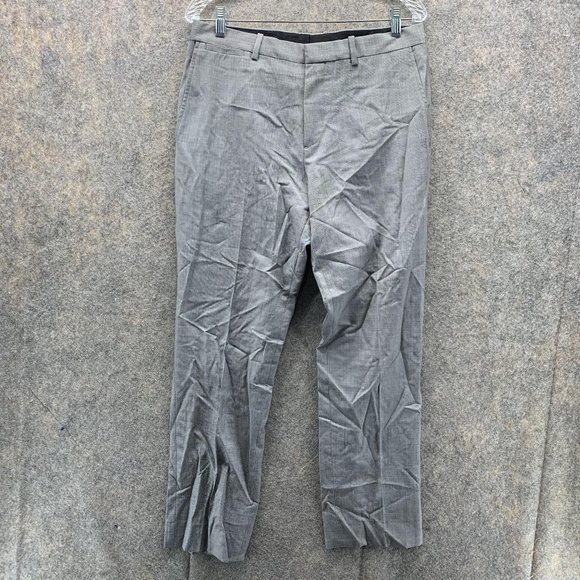 Theory Pants Men 32 Adult Gray Chino Pockets Outdoors Golf Button Dress